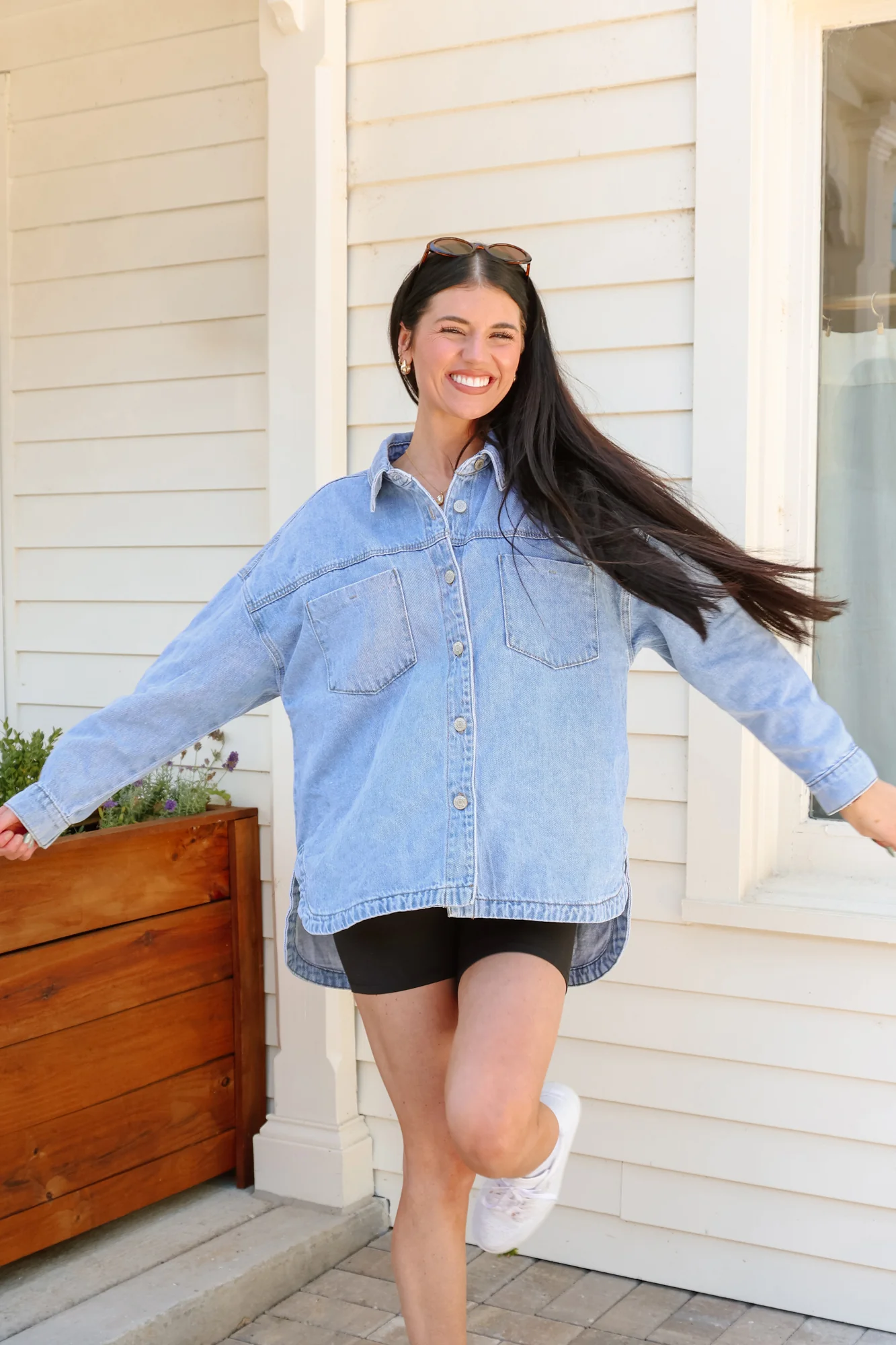 ALABAMA CRIMSON TIDE OVERSIZED DENIM JACKET - Image 4