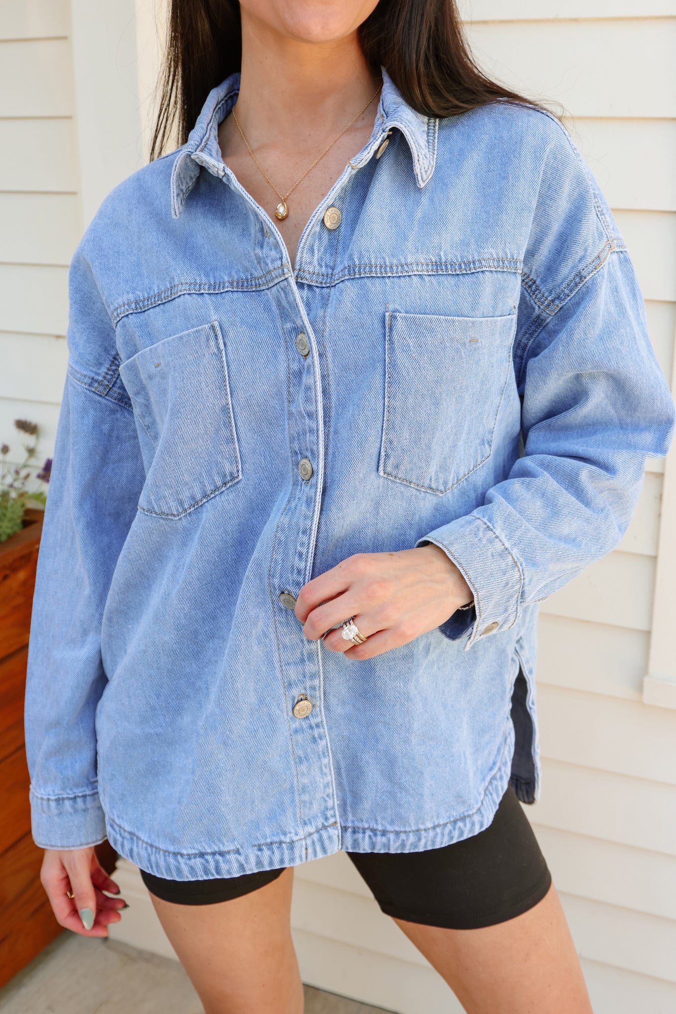 ALABAMA CRIMSON TIDE OVERSIZED DENIM JACKET - Image 5