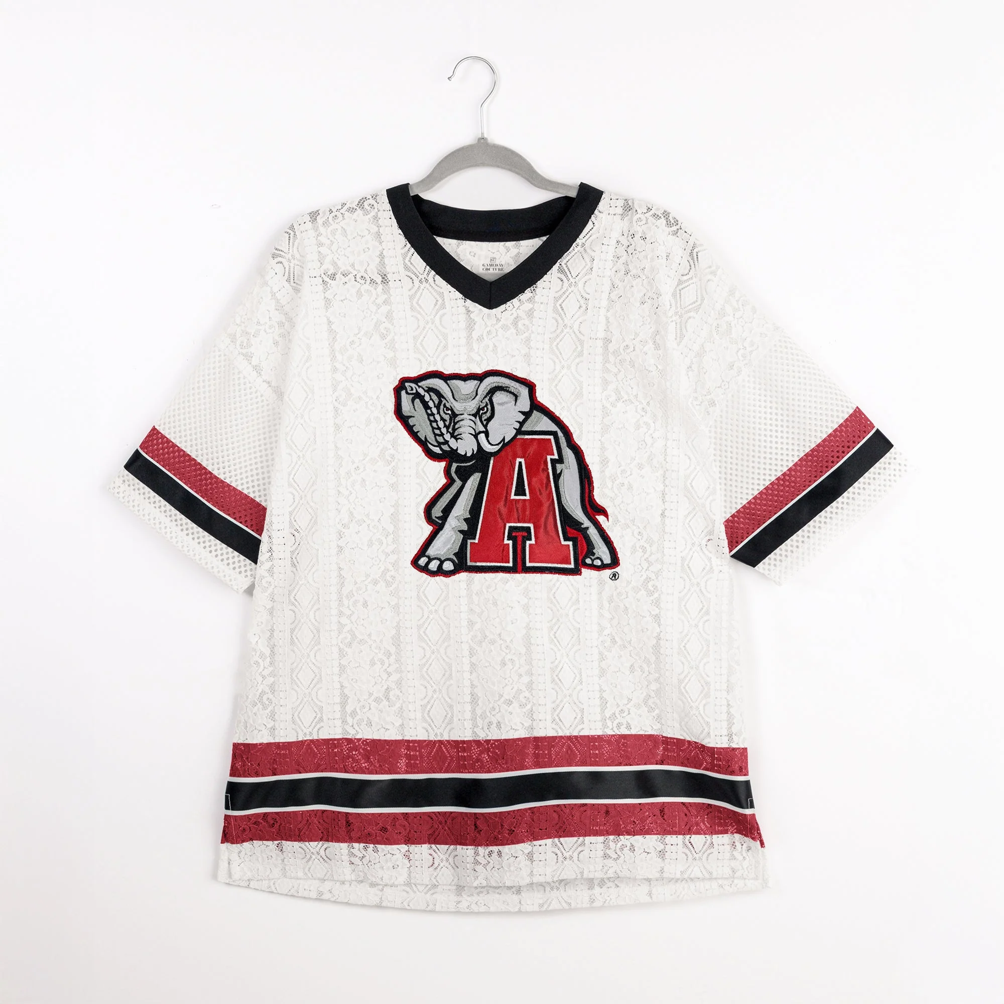 ALABAMA CRIMSON TIDE HIGH NOTE LACE FASHION JERSEY - Image 9