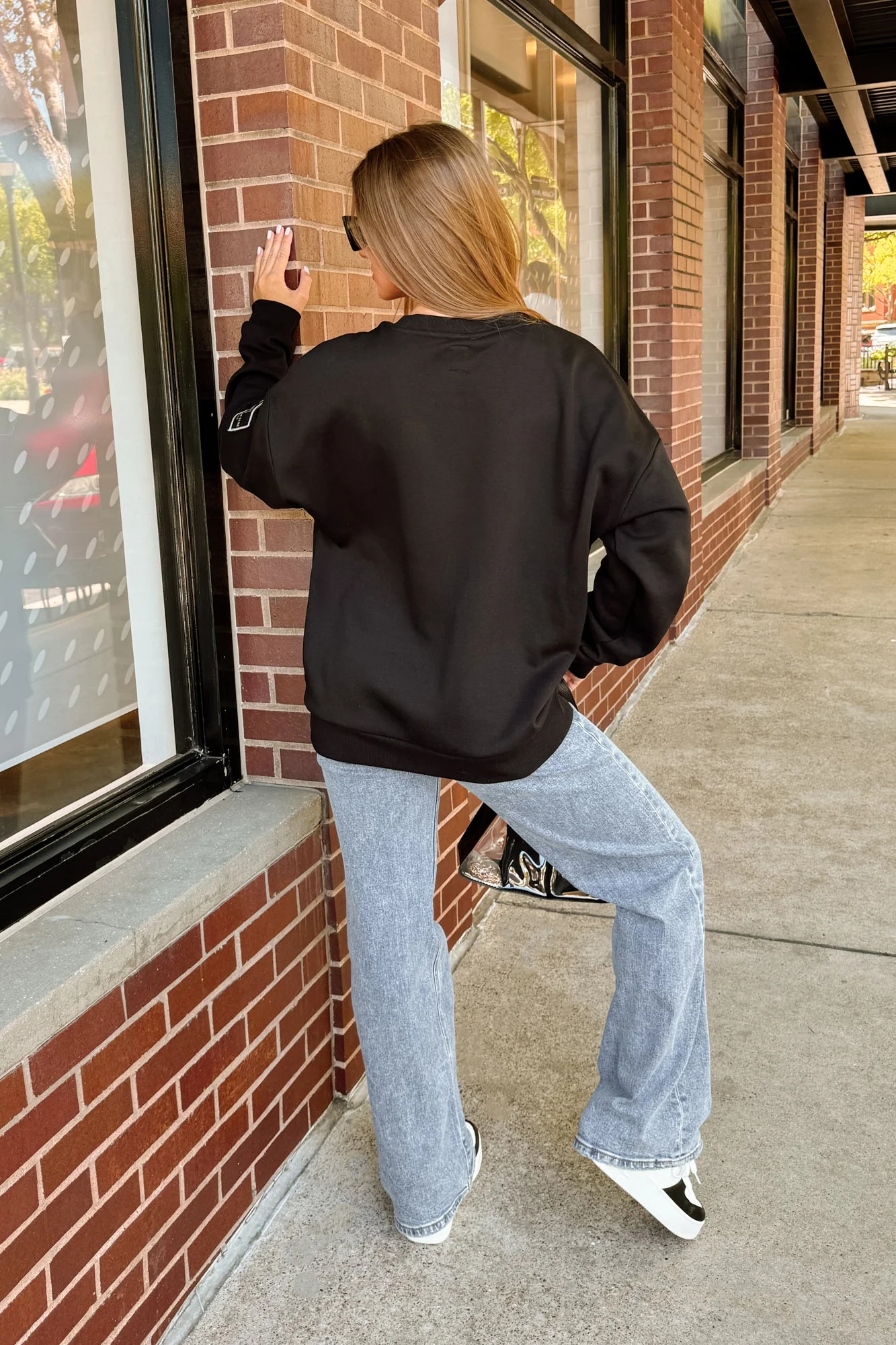 ALABAMA CRIMSON TIDE POWERHOUSE PLAY BLACK LABEL PREMIUM FLEECE CREW SWEATSHIRT - Image 4