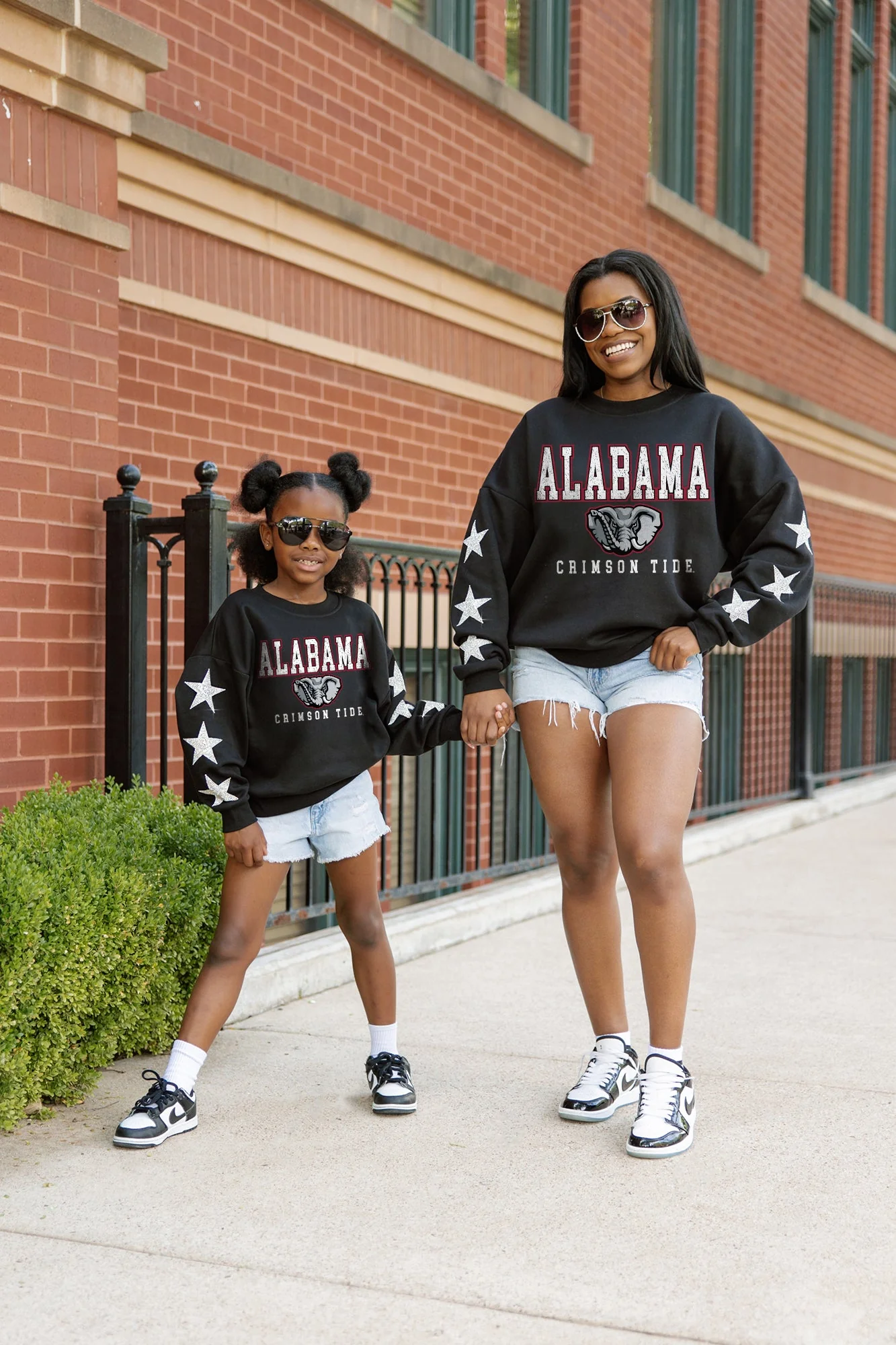 ALABAMA CRIMSON TIDE VELOCITY STAR EMBELLISHED CREW SWEATSHIRT - Image 4