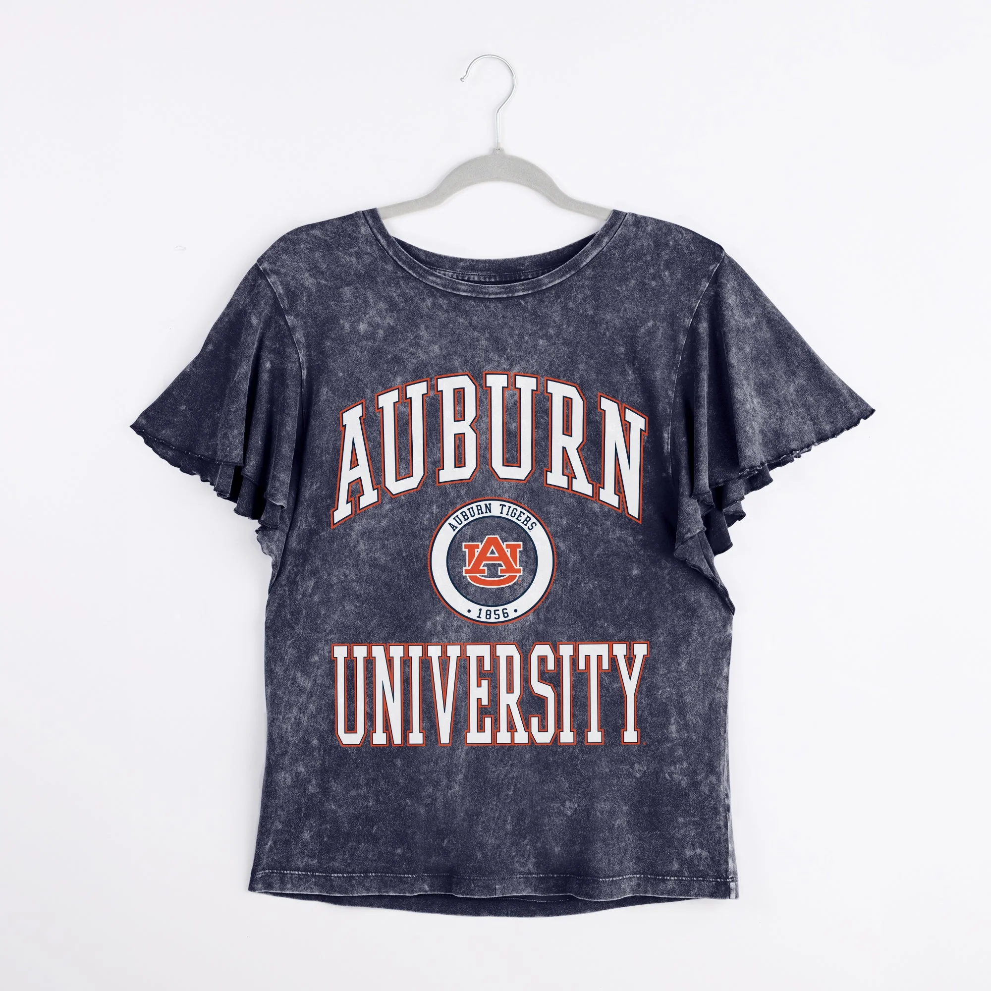 AUBURN TIGERS VICTORY MODE FLUTTER SLEEVE TEE IN NAVY - Image 6