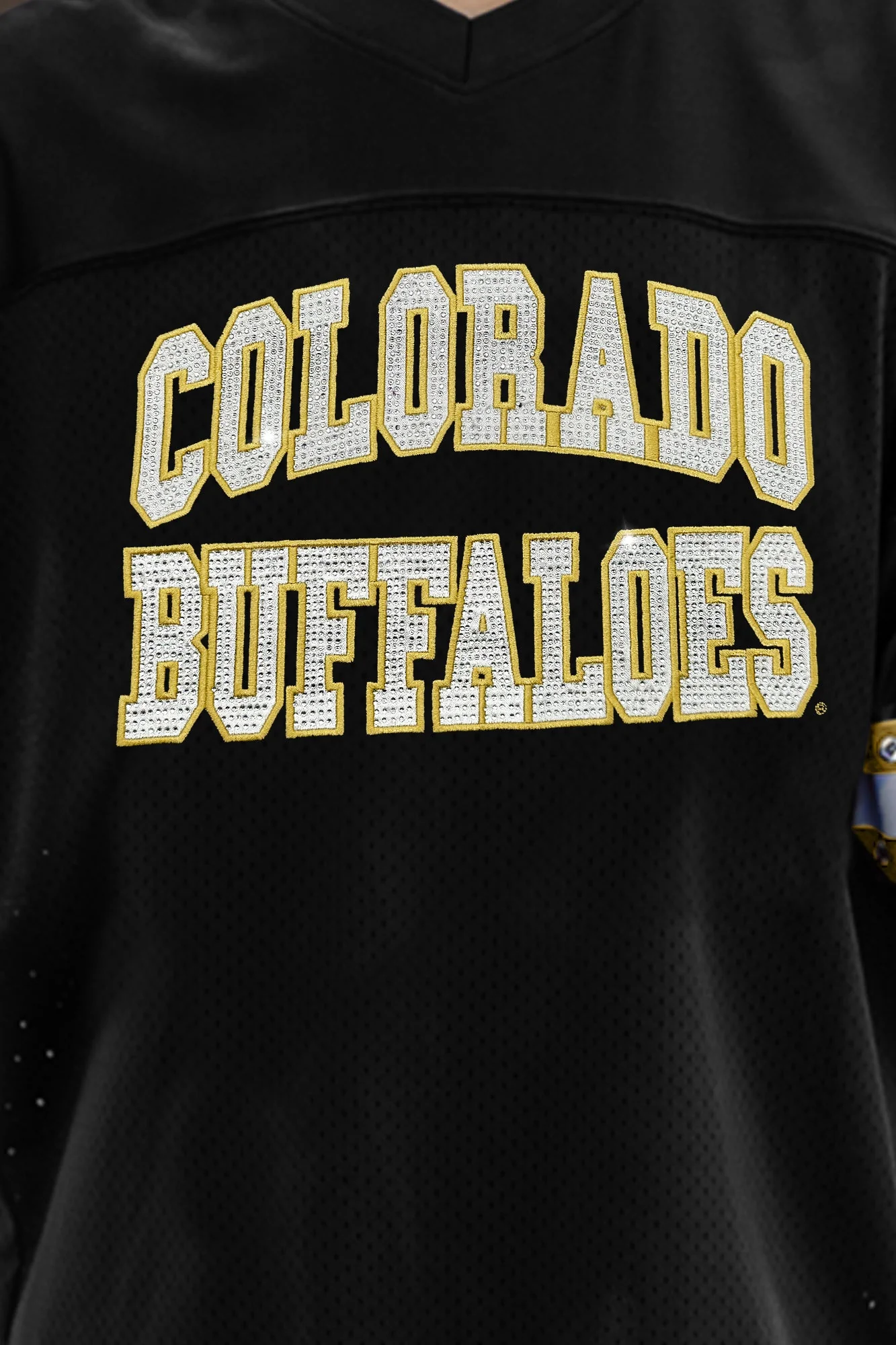 COLORADO BUFFALOES Until Kickoff Oversized Rhinestone-Trim Jersey - Image 7