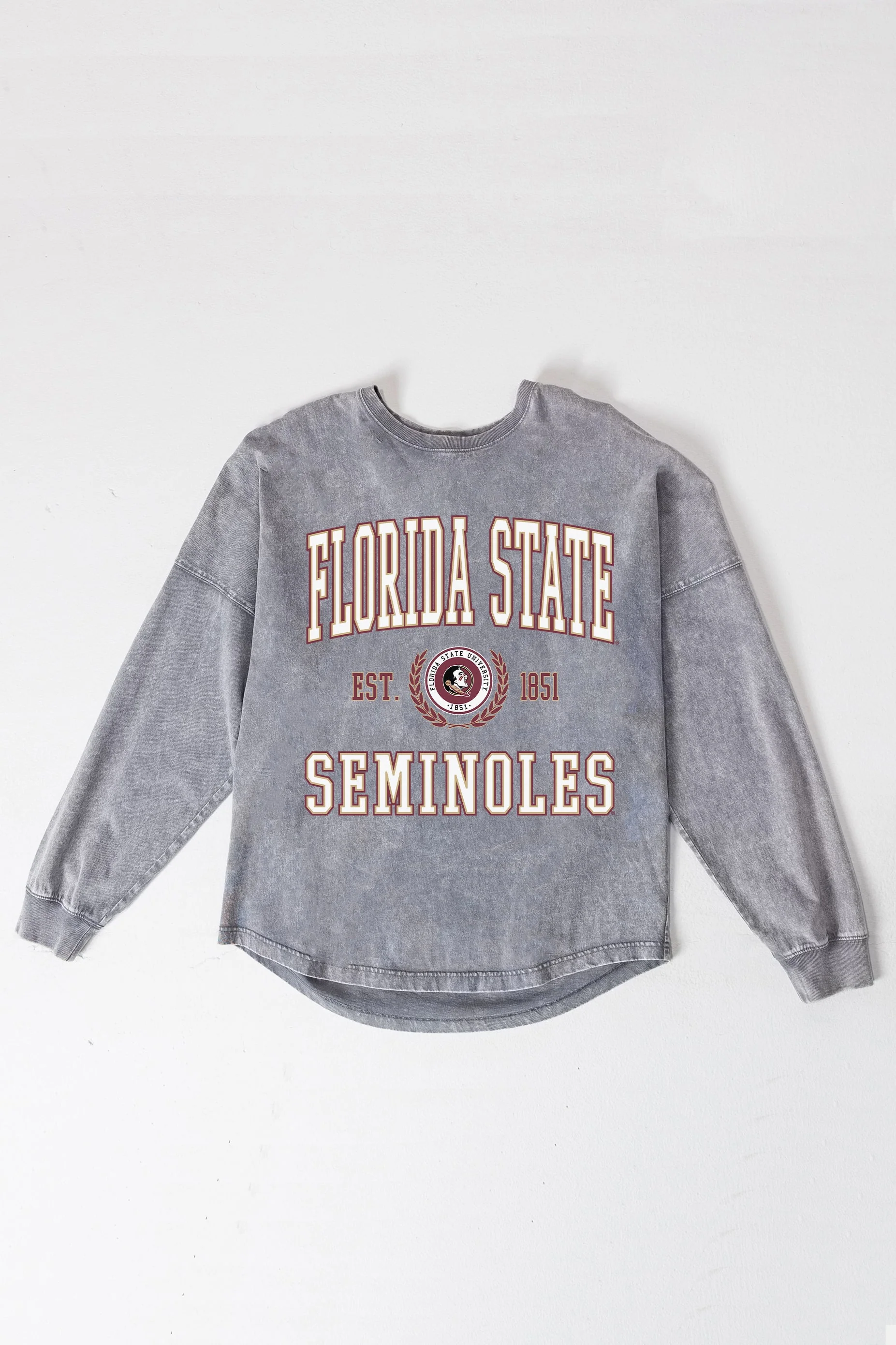 FLORIDA STATE SEMINOLES FINAL SCORE FADED WASH PULLOVER - Image 8
