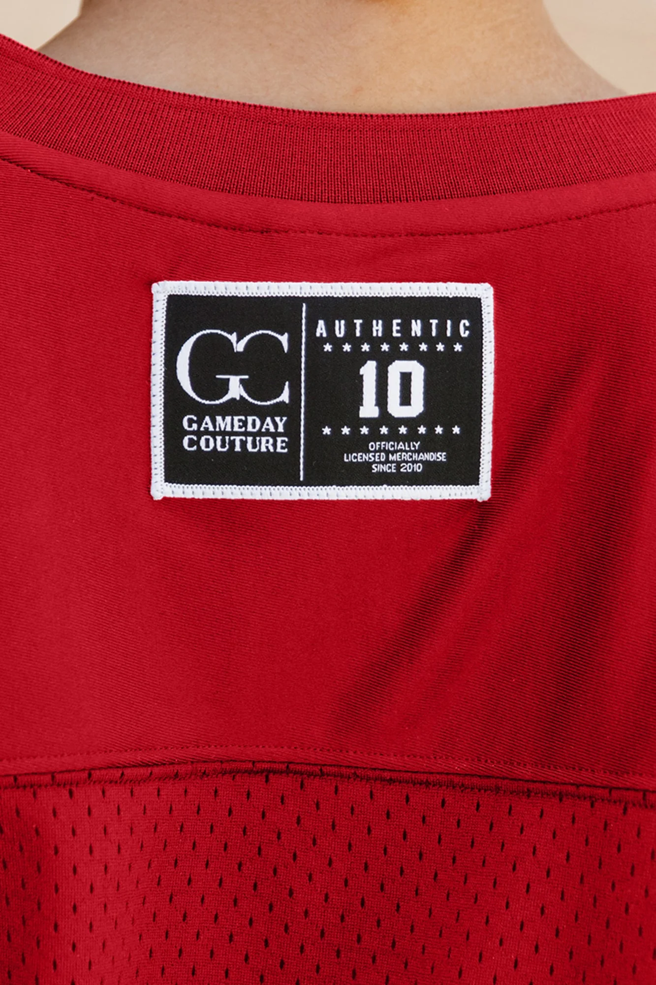 GEORGIA BULLDOGS Until Kickoff Oversized Rhinestone-Trim Jersey - Image 6