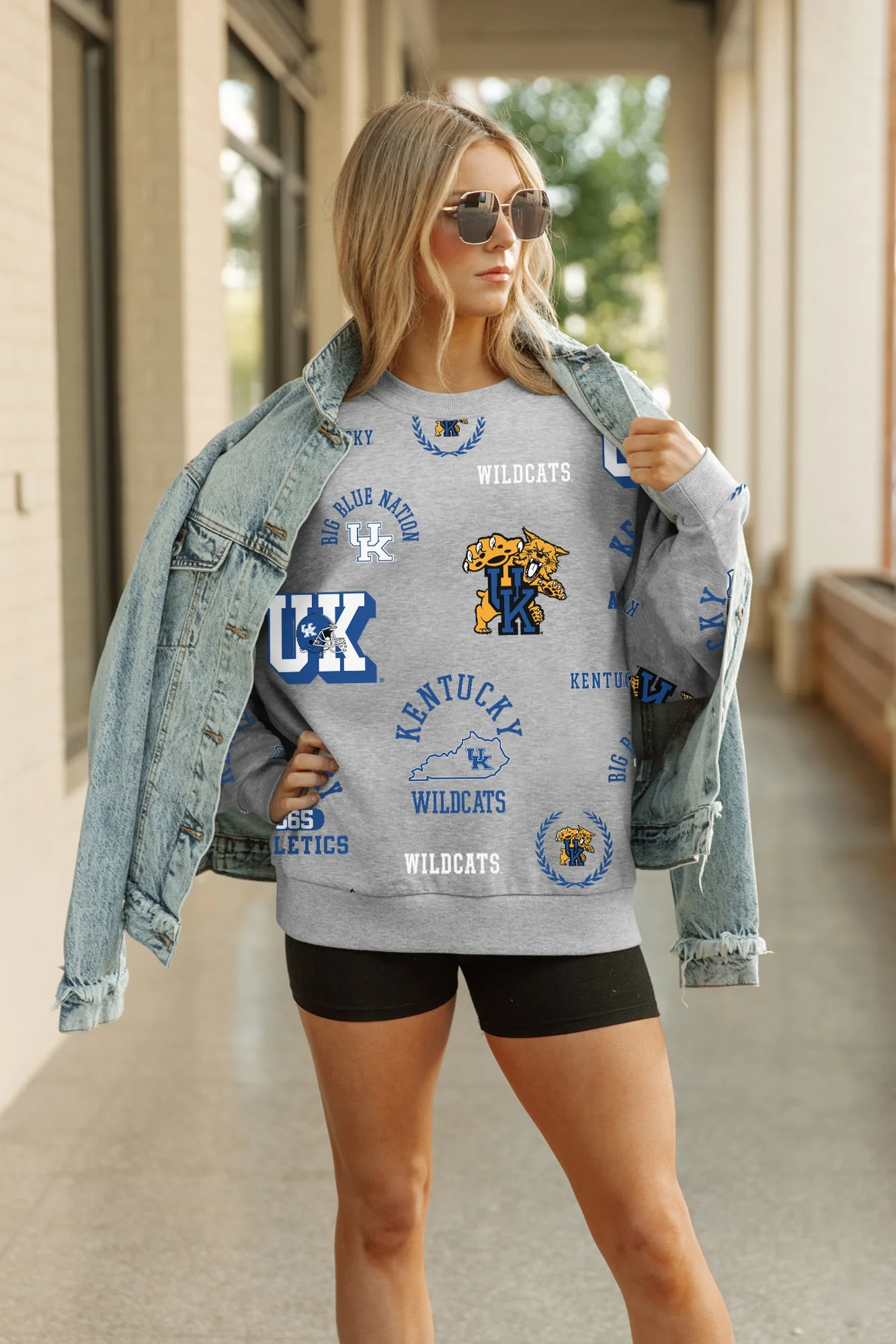 KENTUCKY WILDCATS ALWAYS ON REPEAT PREMIUM FLEECE CREW SWEATSHIRT - Image 4
