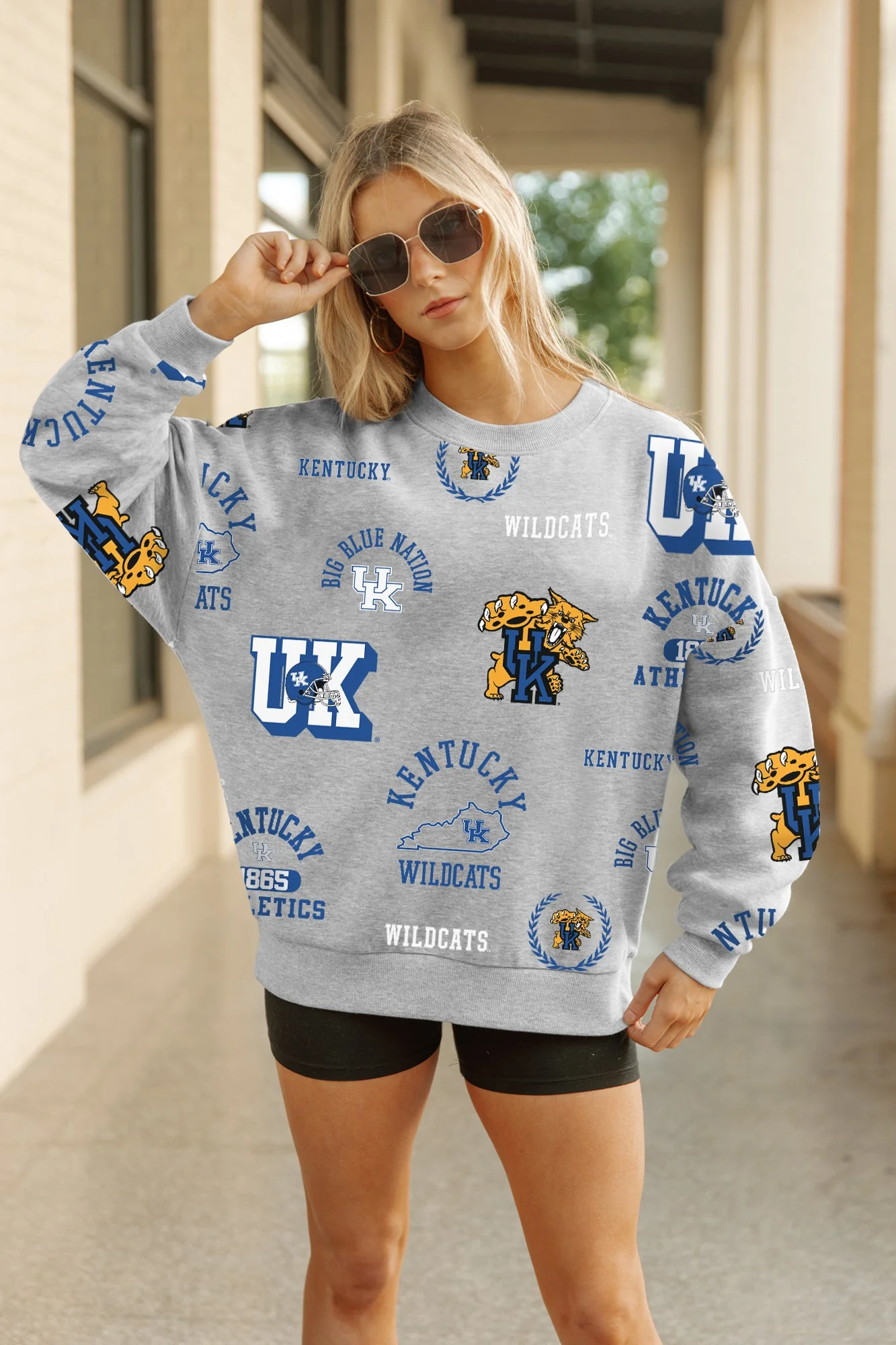 KENTUCKY WILDCATS ALWAYS ON REPEAT PREMIUM FLEECE CREW SWEATSHIRT - Image 5