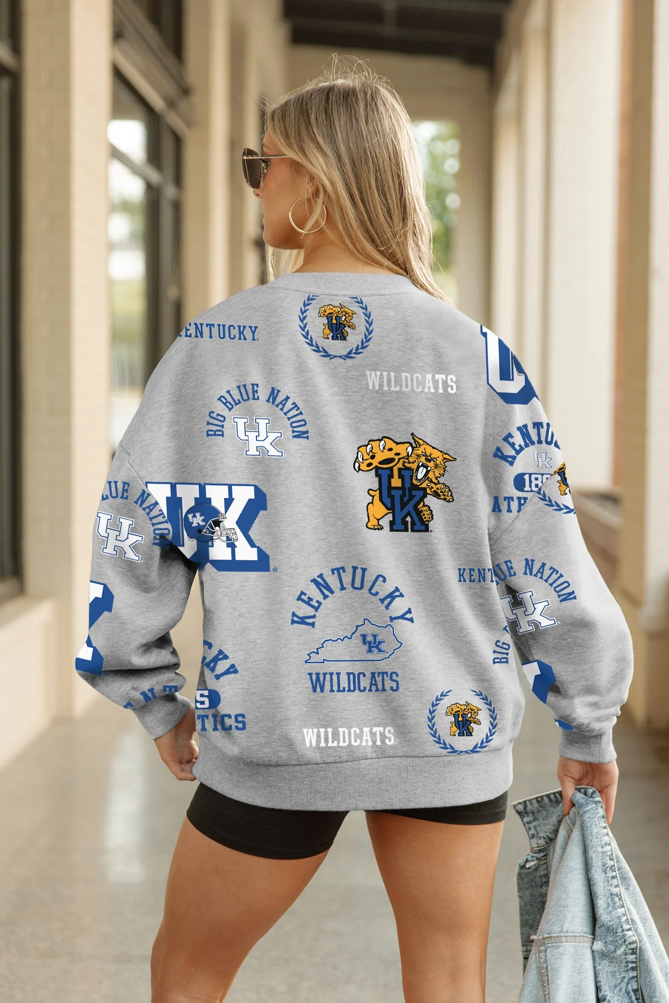KENTUCKY WILDCATS ALWAYS ON REPEAT PREMIUM FLEECE CREW SWEATSHIRT - Image 6