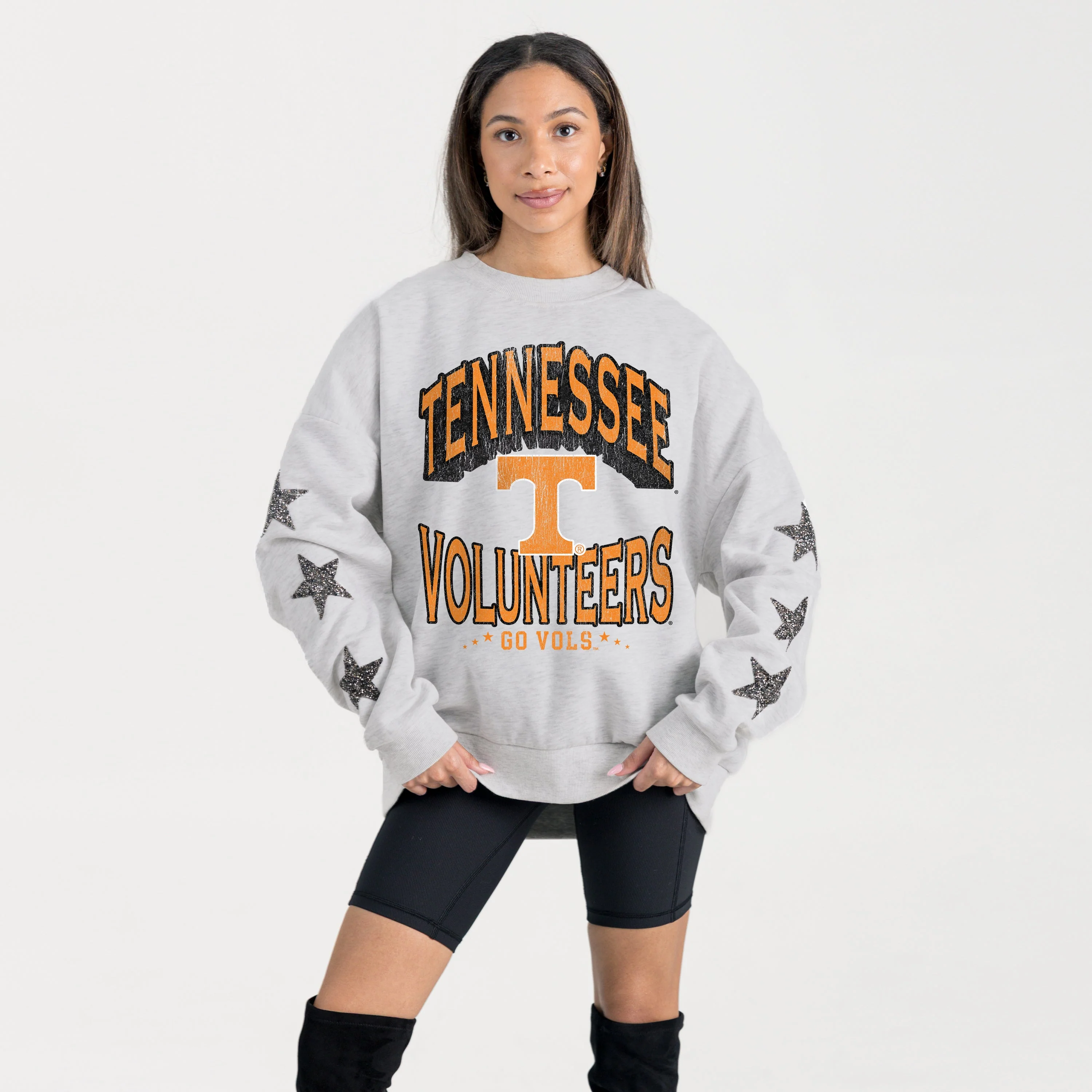 TENNESSEE VOLUNTEERS RESILIENCE STAR EMBELLISHED CREW SWEATSHIRT - Image 5