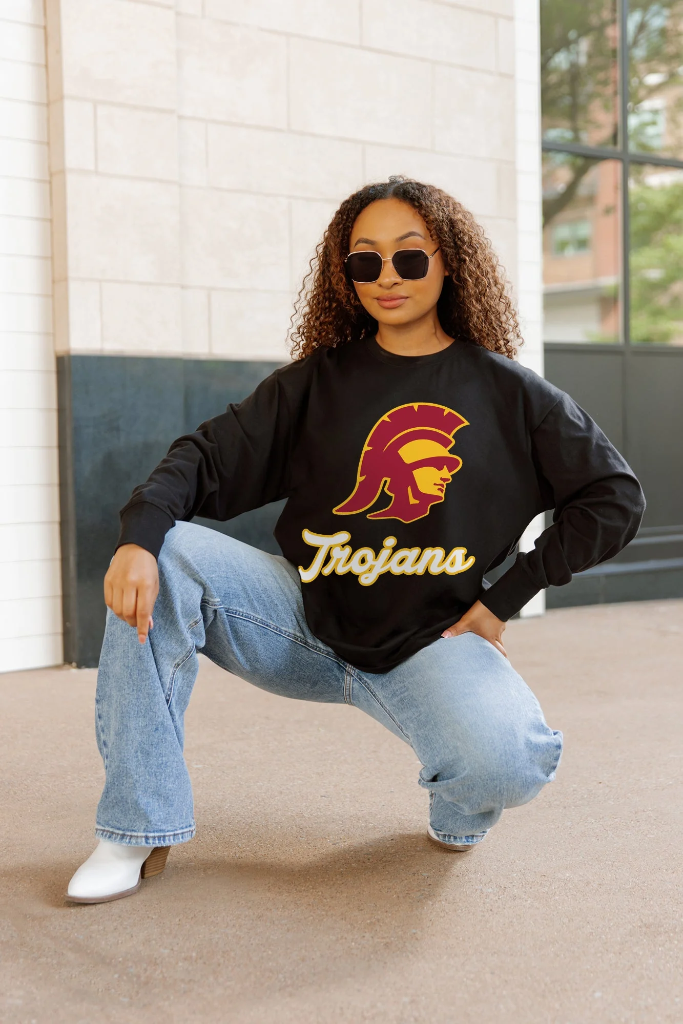 USC TROJANS HONOR ROLL ESSENTIAL RELAXED FIT LONG SLEEVE TEE - Image 4