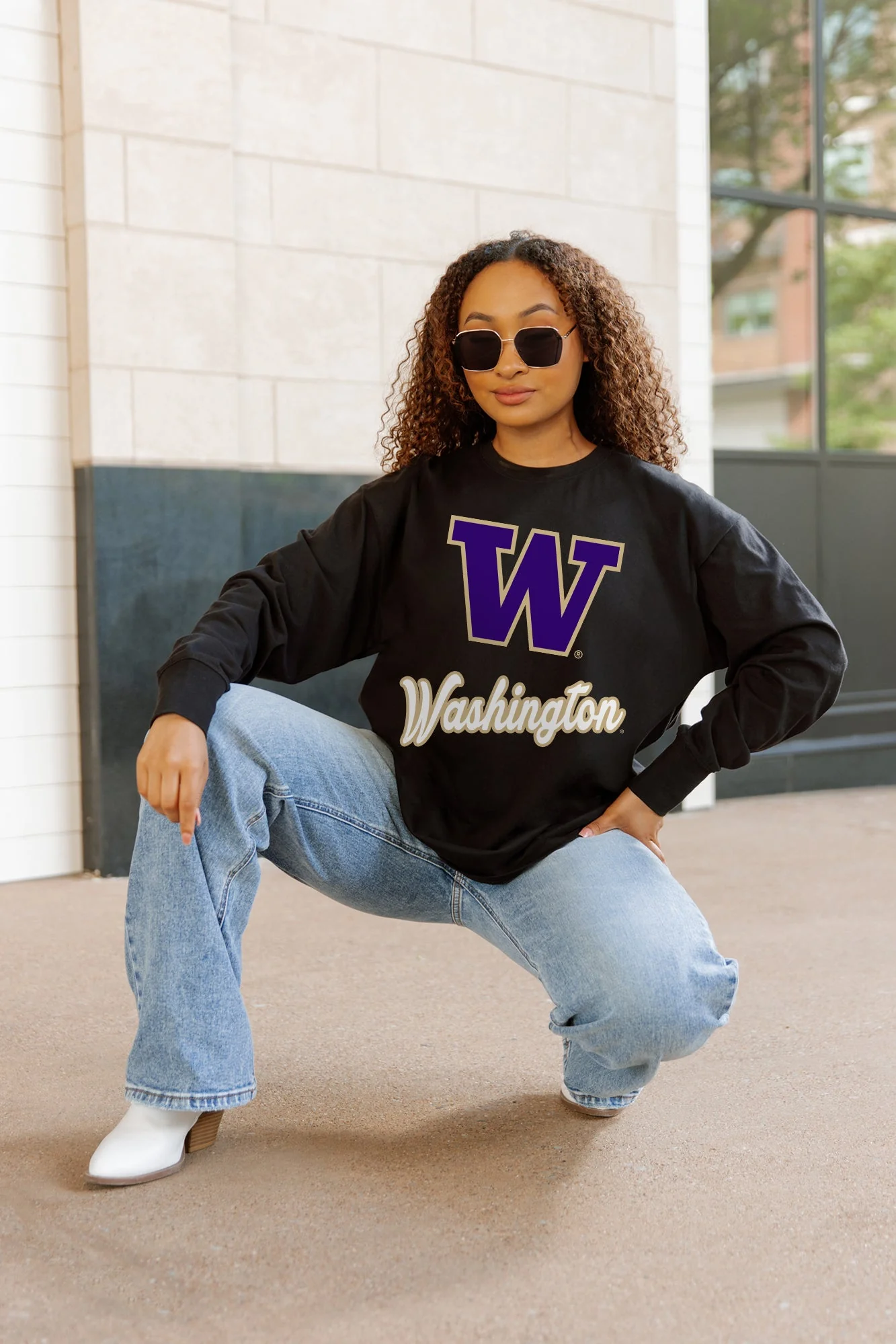 WASHINGTON HUSKIES HONOR ROLL ESSENTIAL RELAXED FIT LONG SLEEVE TEE - Image 4