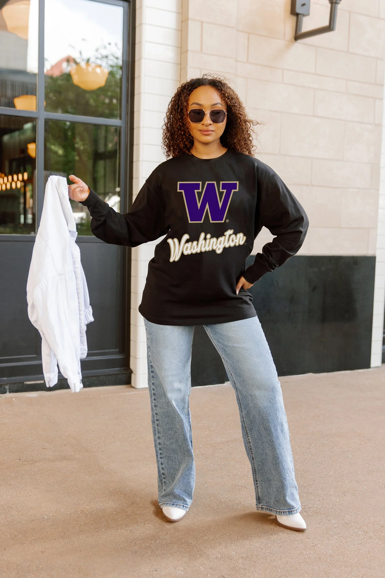 WASHINGTON HUSKIES HONOR ROLL ESSENTIAL RELAXED FIT LONG SLEEVE TEE - Image 5