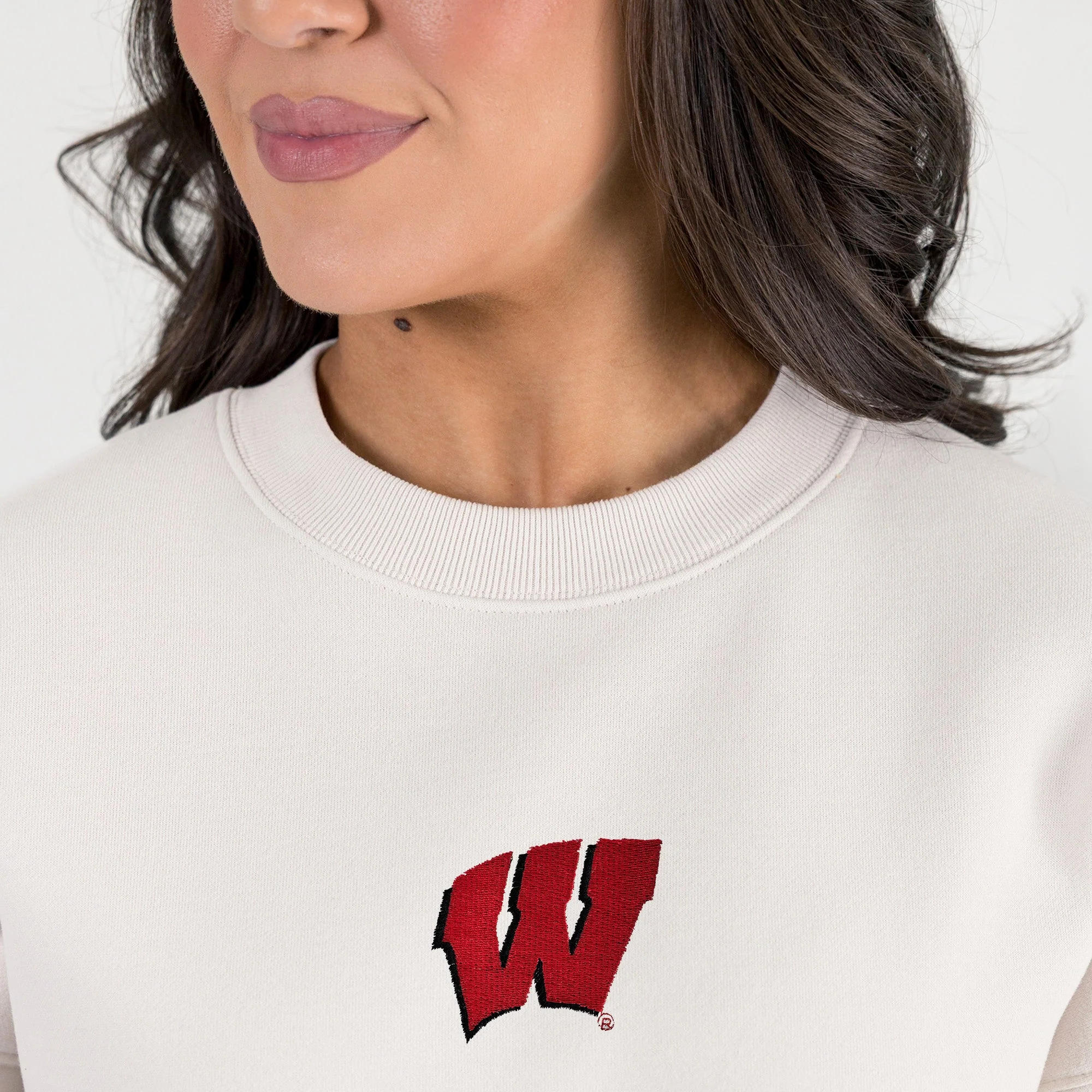 WISCONSIN BADGERS POWER MOVE PREMIUM DROP SHOULDER PULLOVER - Image 5