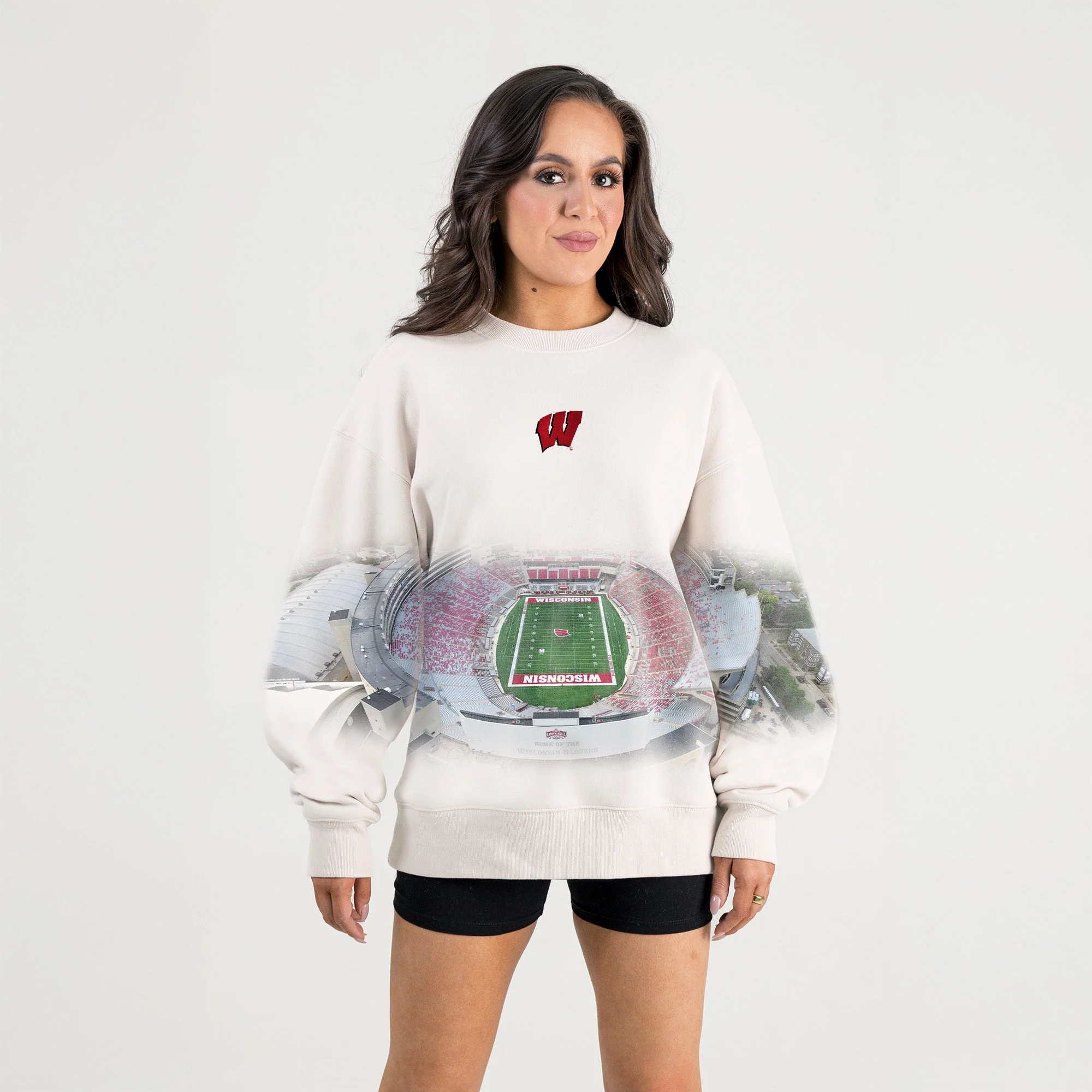 WISCONSIN BADGERS POWER MOVE PREMIUM DROP SHOULDER PULLOVER - Image 6