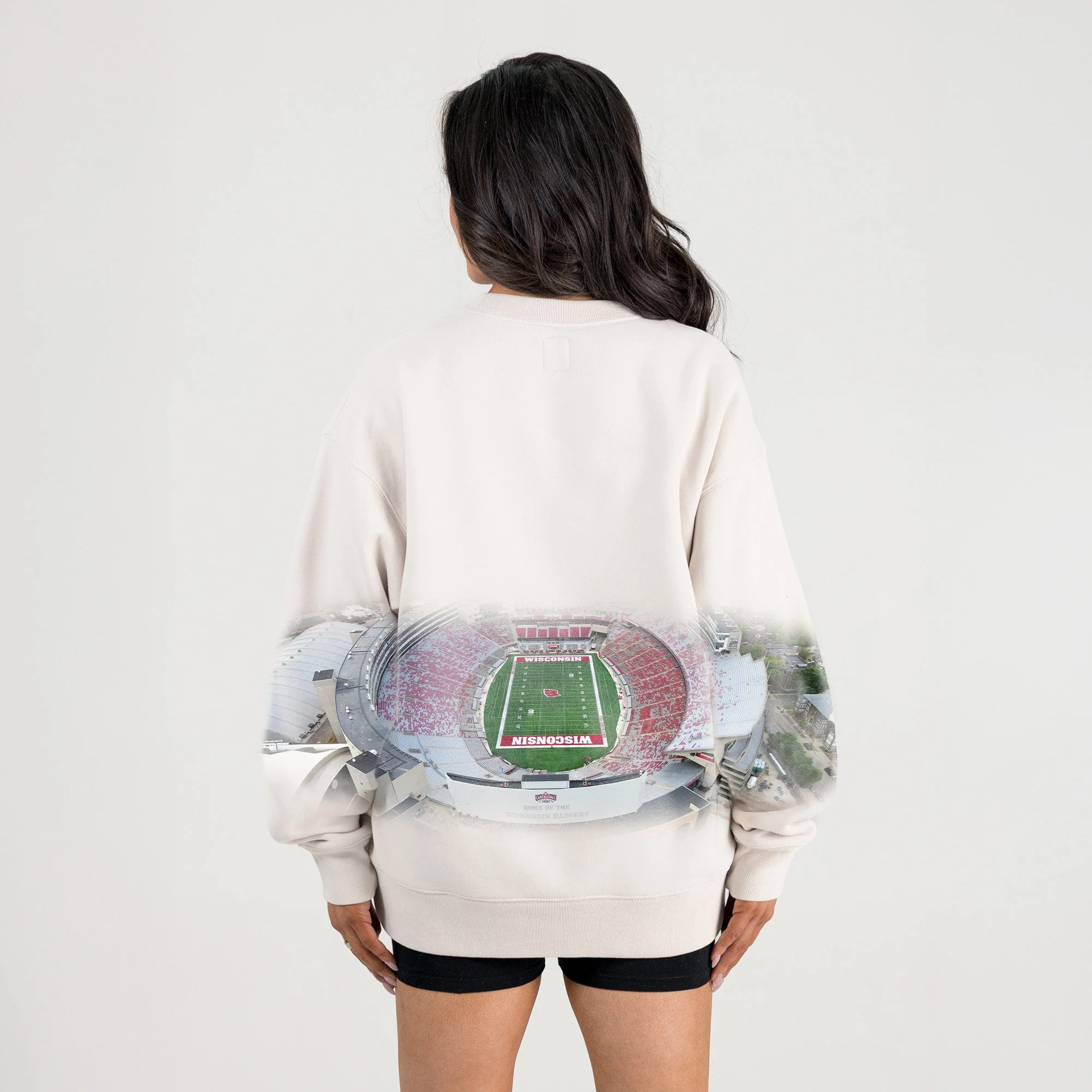 WISCONSIN BADGERS POWER MOVE PREMIUM DROP SHOULDER PULLOVER - Image 7