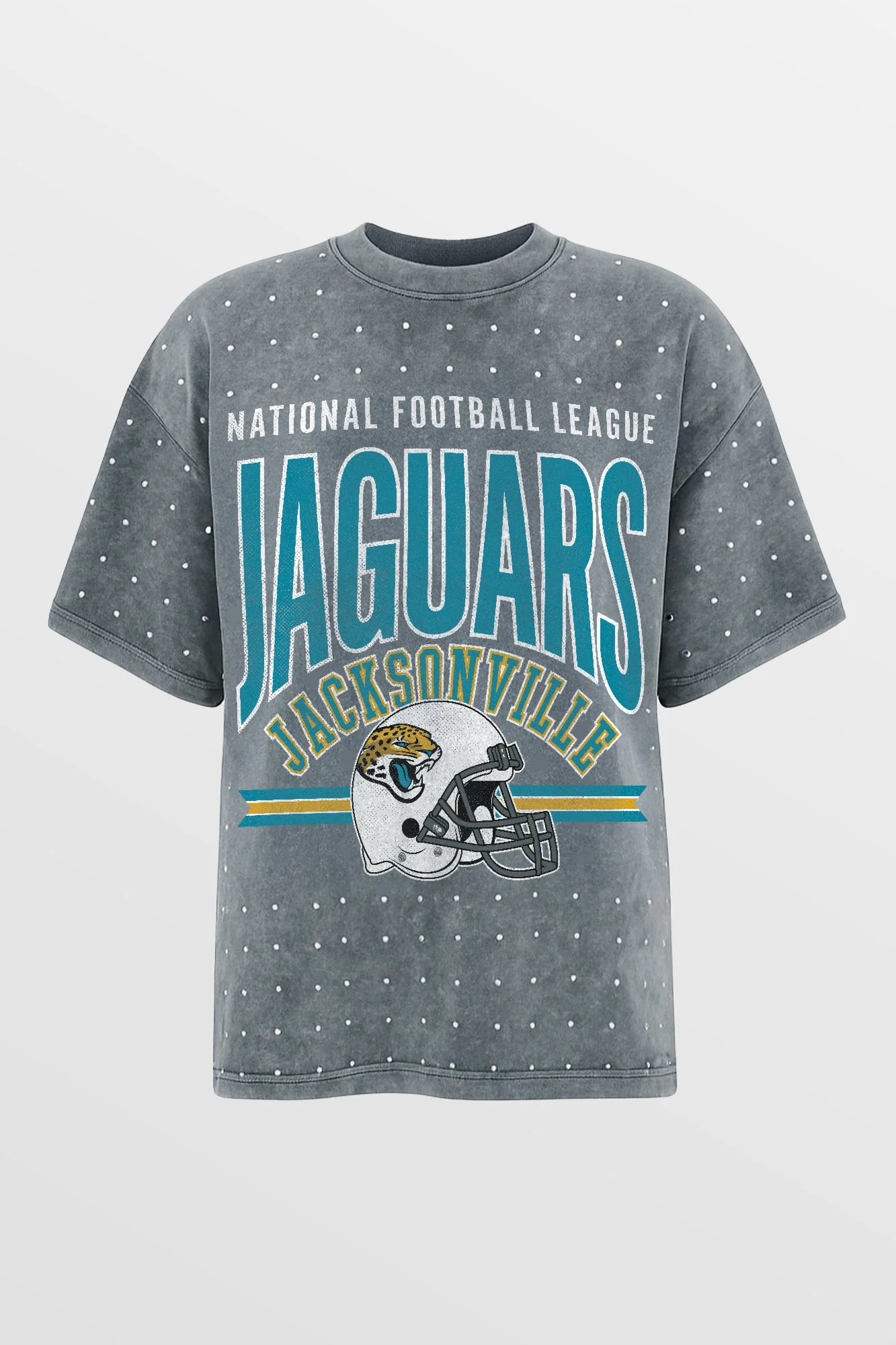 JACKSONVILLE JAGUARS PRIME SHINE MINI RHINESTONE SHORT SLEEVE CLASSIC TEE BY RANDI MAHOMES - Image 4