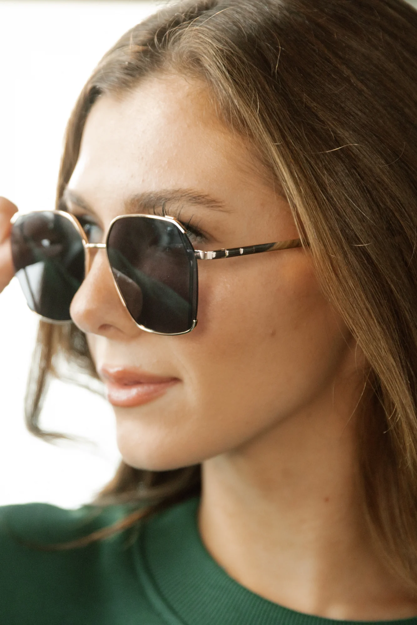 JULIANNA ROUND FRAME SUNGLASSES - Image 3