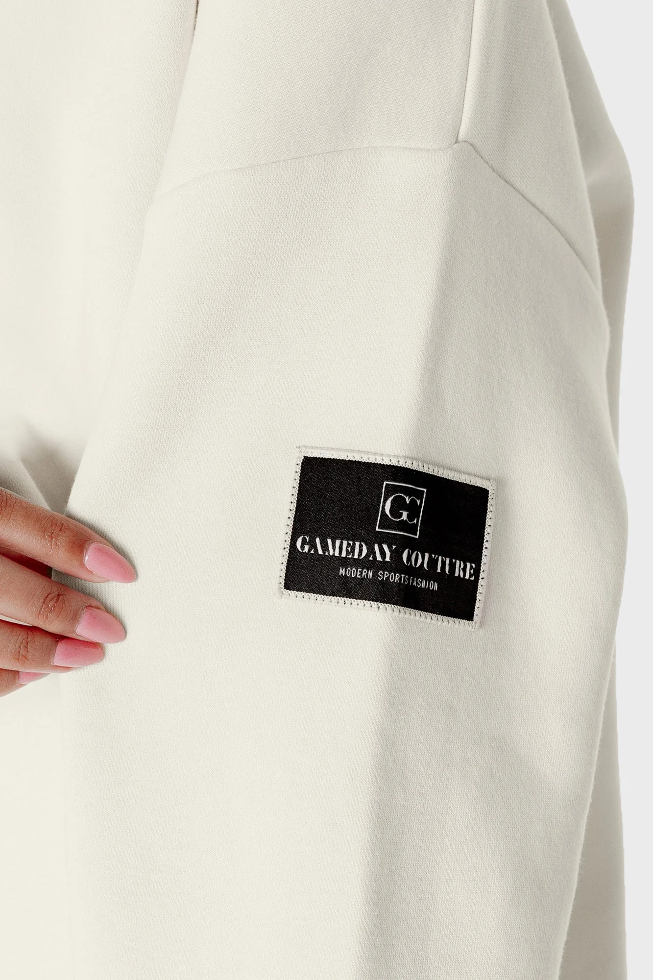 KANSAS CITY CHIEFS CLUTCH MOVE BLACK LABEL PREMIUM FLEECE CREW SWEATSHIRT BY RANDI MAHOMES - Image 5