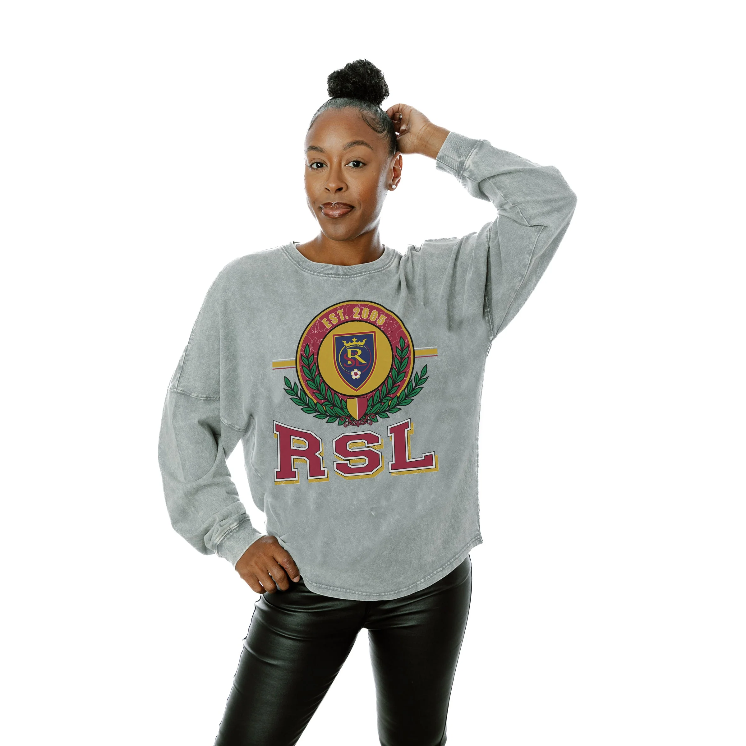 REAL SALT LAKE Goal Oriented Faded Wash Pullover - Image 3