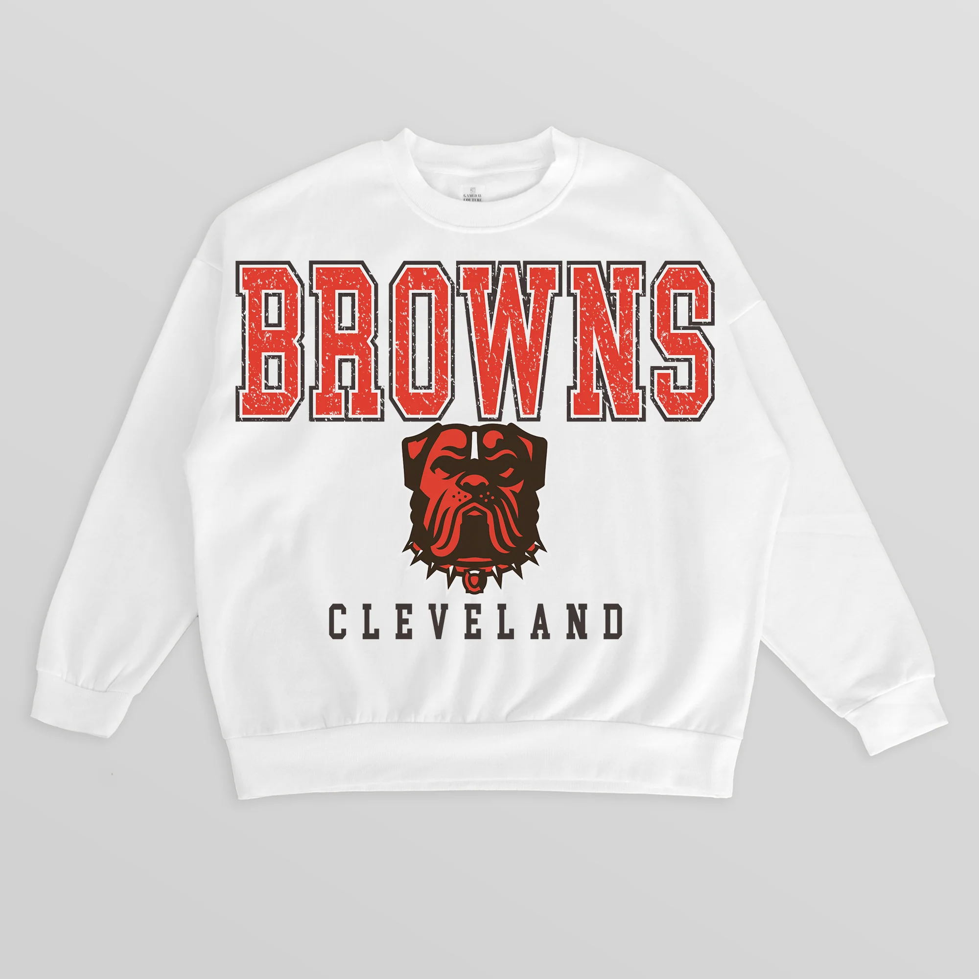 CLEVELAND BROWNS Sunday Drives Fleece Crewneck Pullover - Image 7