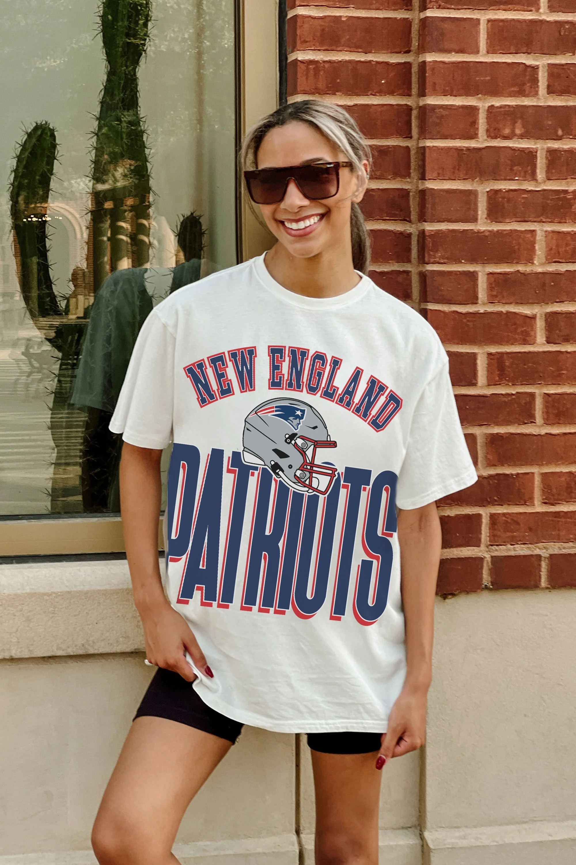NEW ENGLAND PATRIOTS FIERCE FOCUS WASHED RELAXED FIT TEE - Image 4