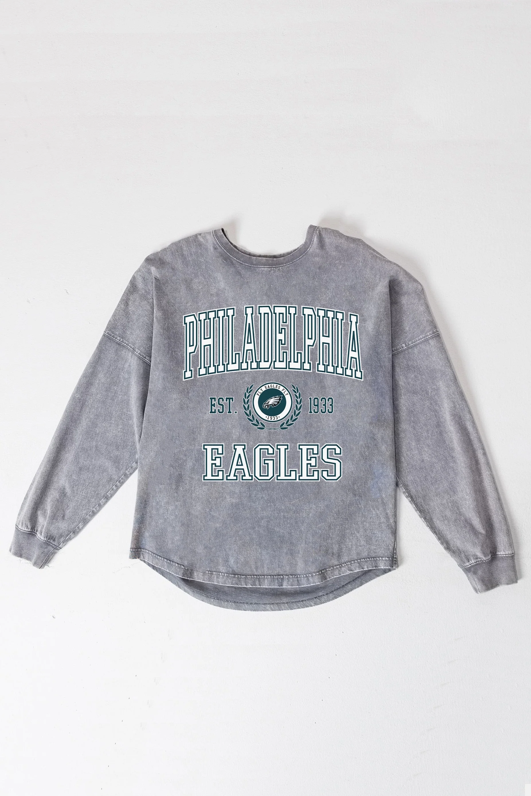 PHILADELPHIA EAGLES FINAL SCORE FADED WASH PULLOVER - Image 8