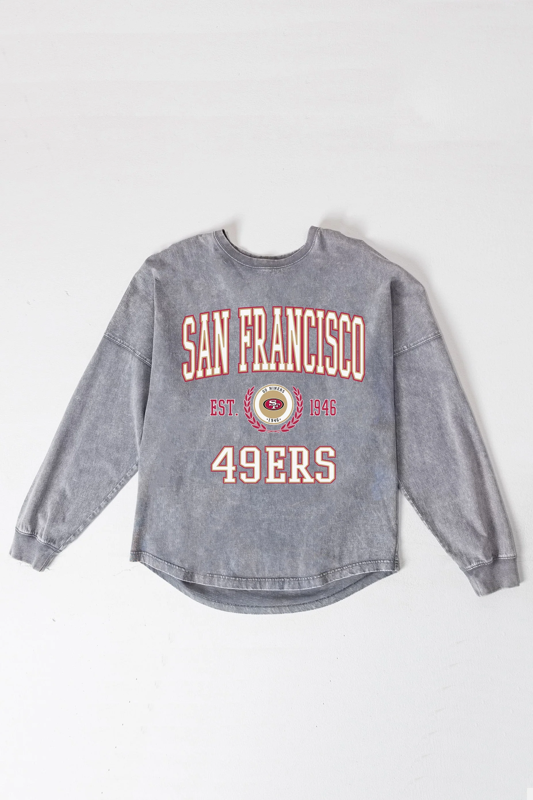 SAN FRANCISCO 49ERS FINAL SCORE FADED WASH PULLOVER - Image 8
