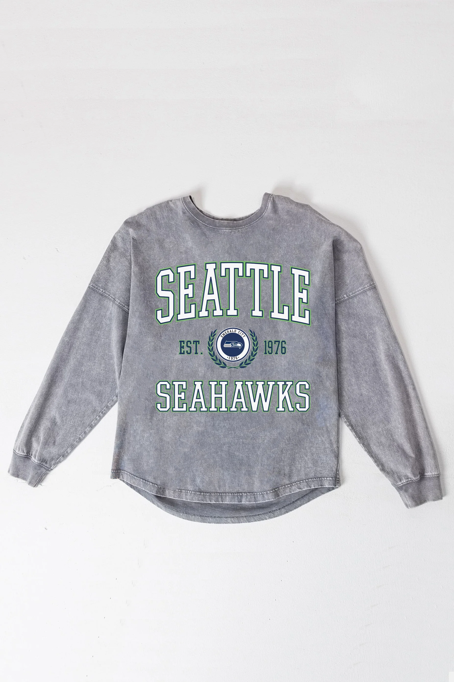 SEATTLE SEAHAWKS FINAL SCORE FADED WASH PULLOVER - Image 8