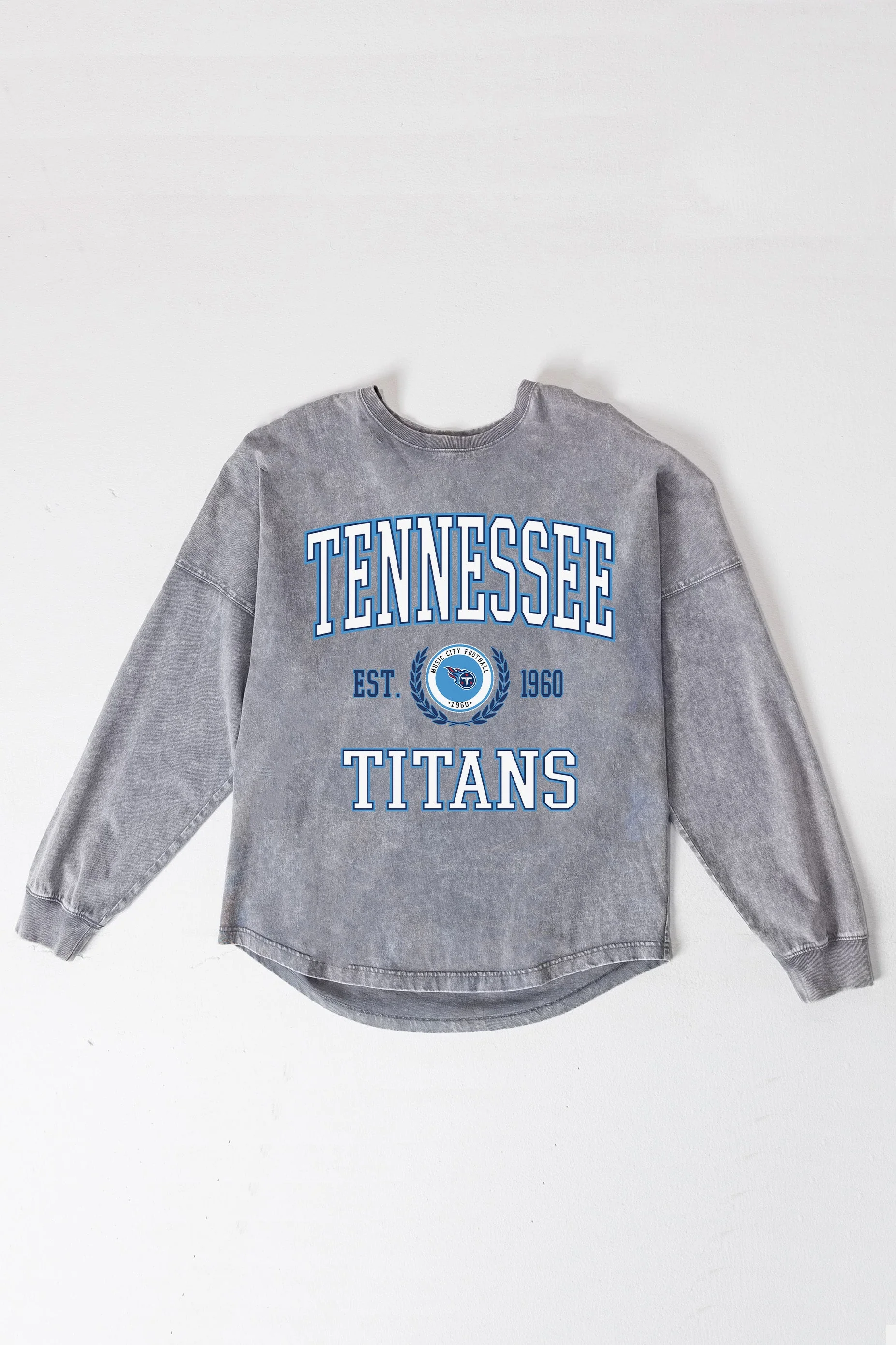 TENNESSEE TITANS FINAL SCORE FADED WASH PULLOVER - Image 8