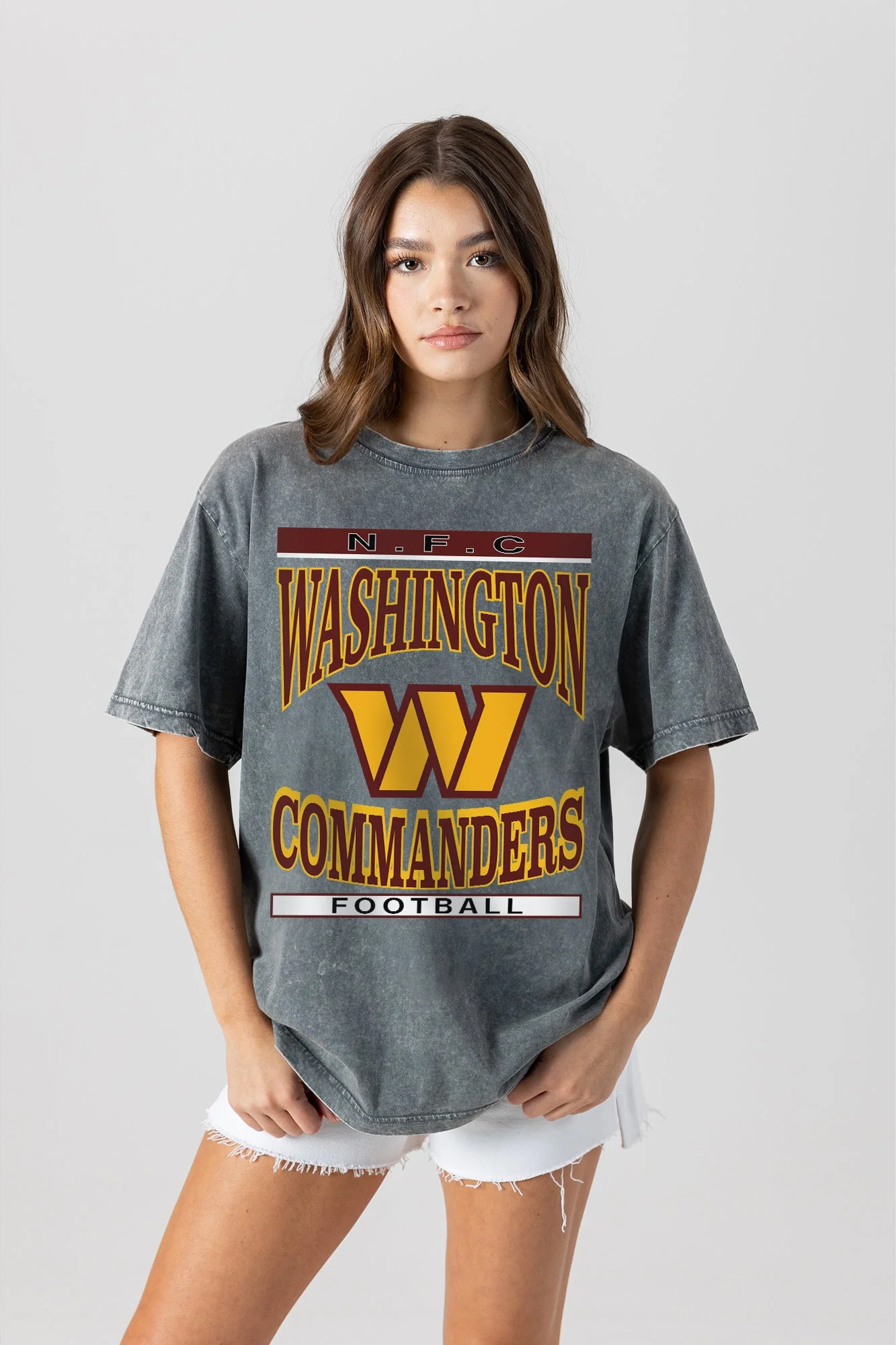 WASHINGTON COMMANDERS CLASSIC GRIND WASHED RELAXED FIT TEE - Image 4