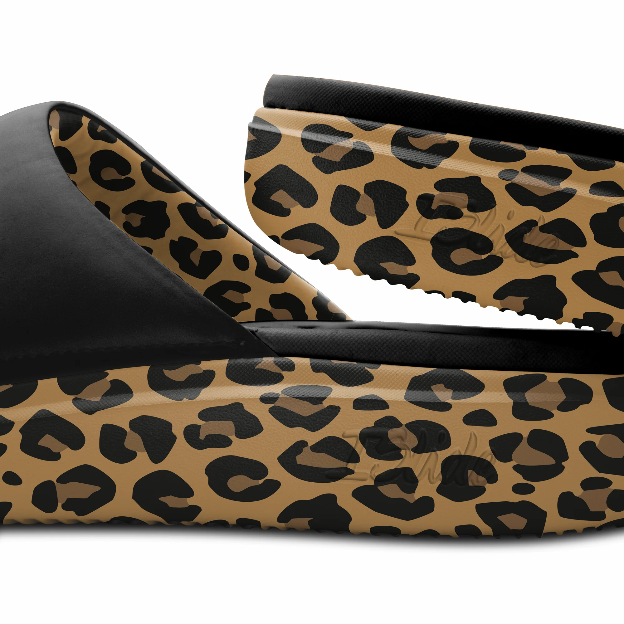 Oklahoma Sooners Cheetah Dip Motive Slide Sandles - Image 5