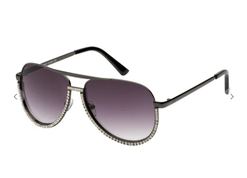 SUNNIE RHINESTONE FRAME SUNGLASSES - Image 4