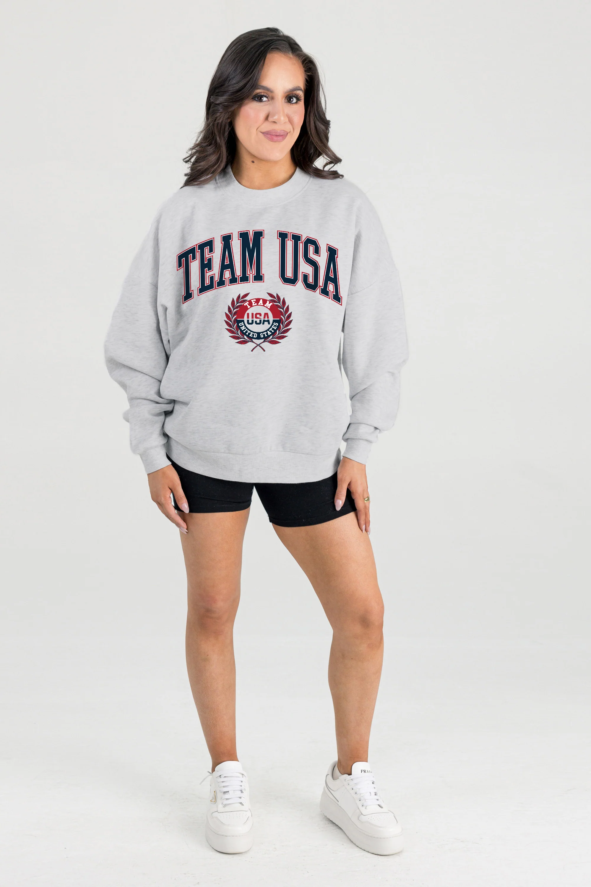 TEAM USA FREEDOM PLAYER PREMIUM FLEECE DROP SHOULDER CREWNECK PULLOVER - Image 3