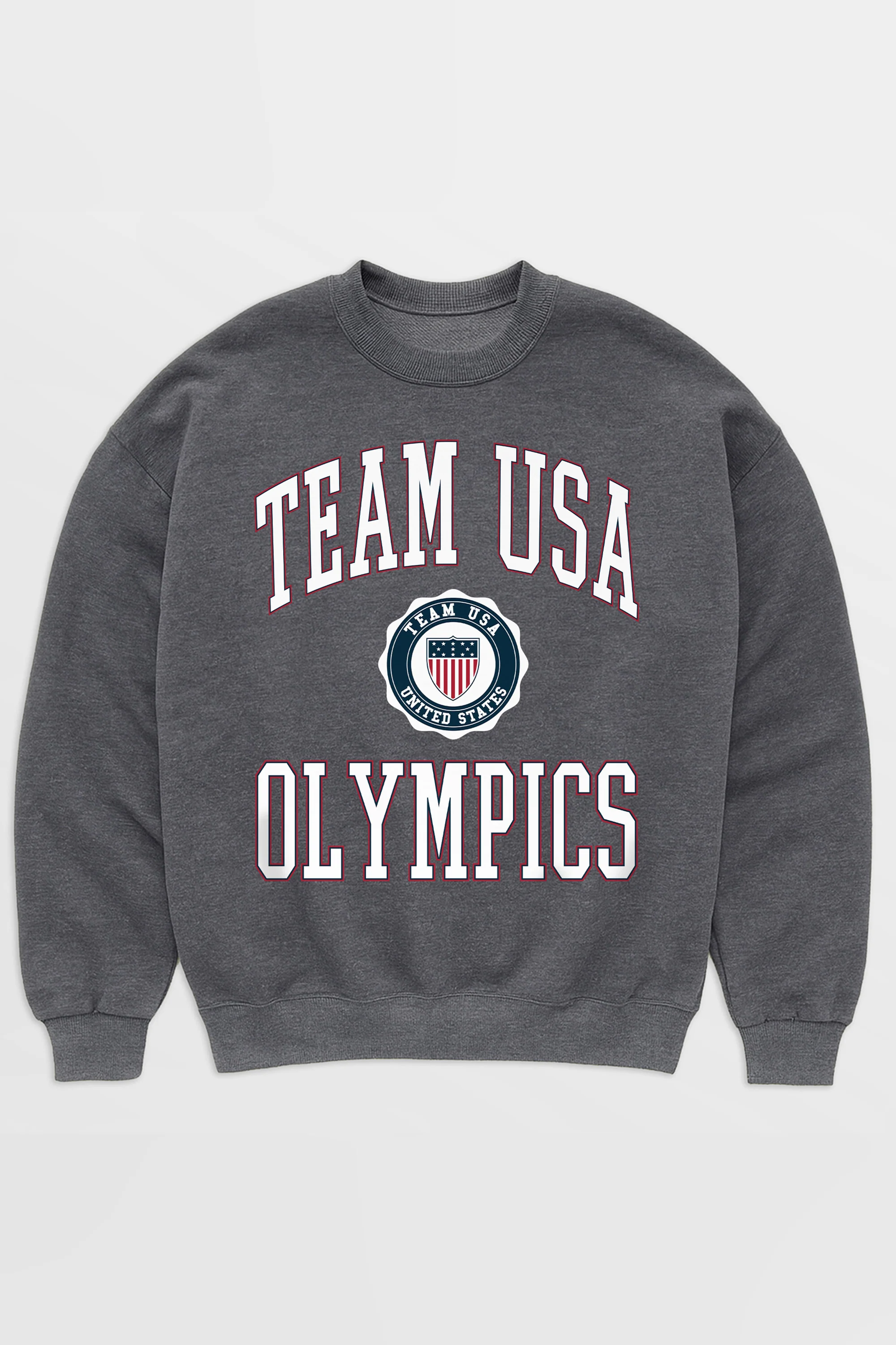 TEAM USA STAR SPANGLED STYLE PREMIUM FLEECE DROP SHOULDER CREWNECK PULLOVER - Image 4