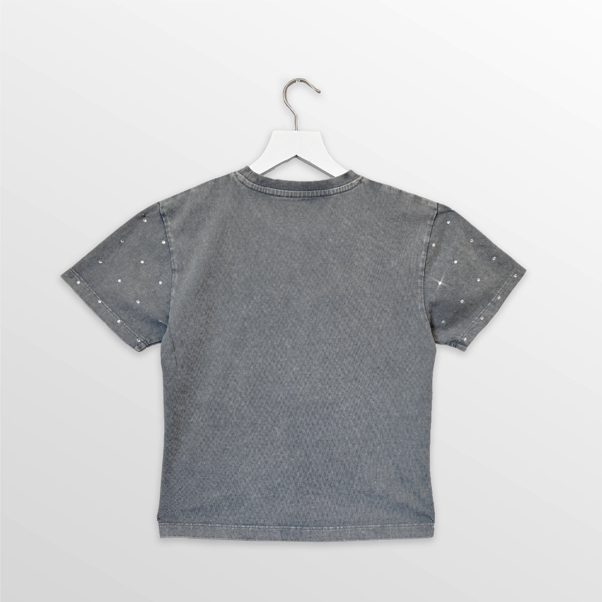 VILLANOVA WILDCATS ON THE BALL KIDS MINI RHINESTONE OVERSIZED TEE - Image 5